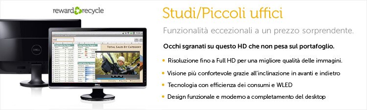 Dell Monitor per studi/piccoli uffici